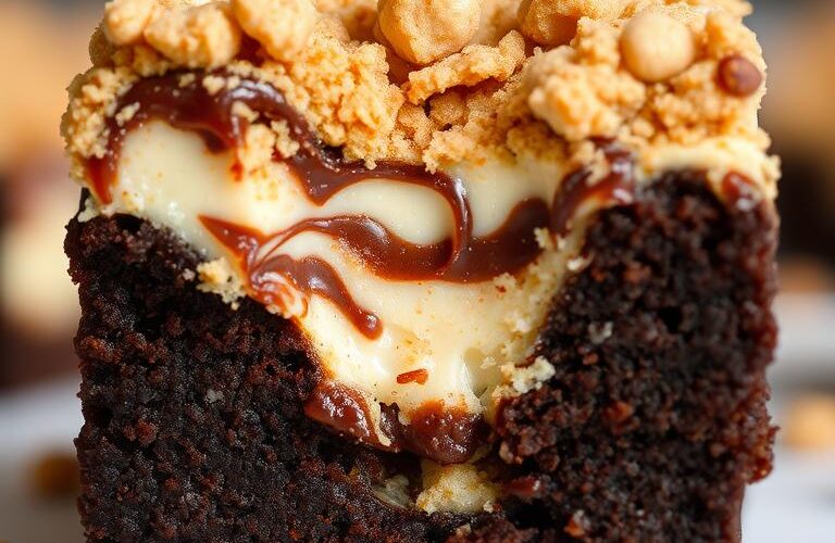 Easy Cheesecake Brownie Cake