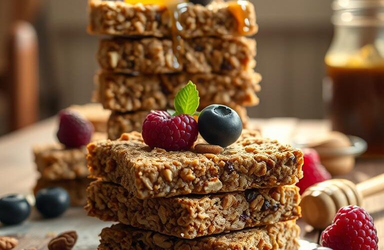Easy Homemade Granola Bars with Oatmeal