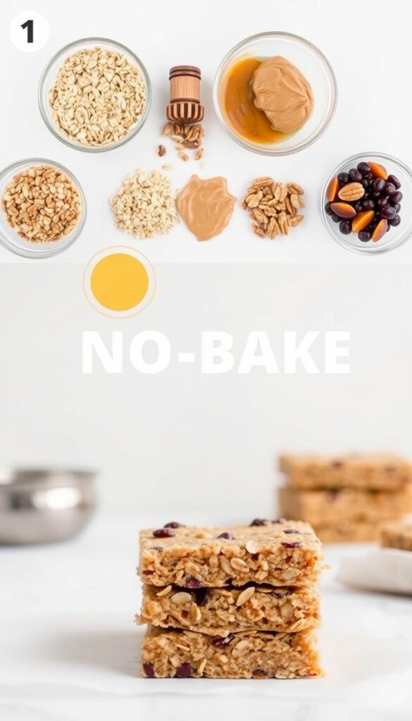 step-by-step instructions no-bake oatmeal bars step-by-step instructions no-bake oatmeal bars