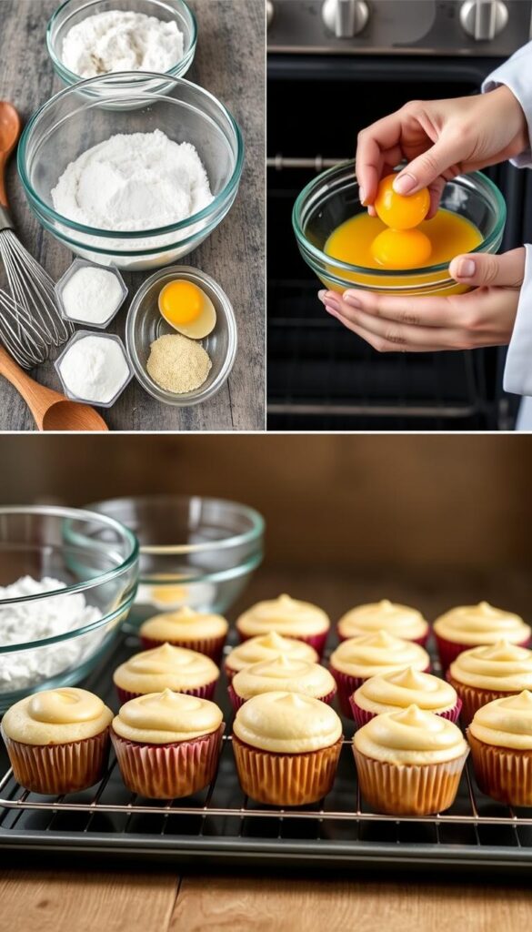 step-by-step vanilla cupcakes step-by-step vanilla cupcakes