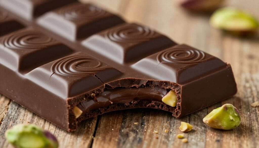 dark chocolate texture